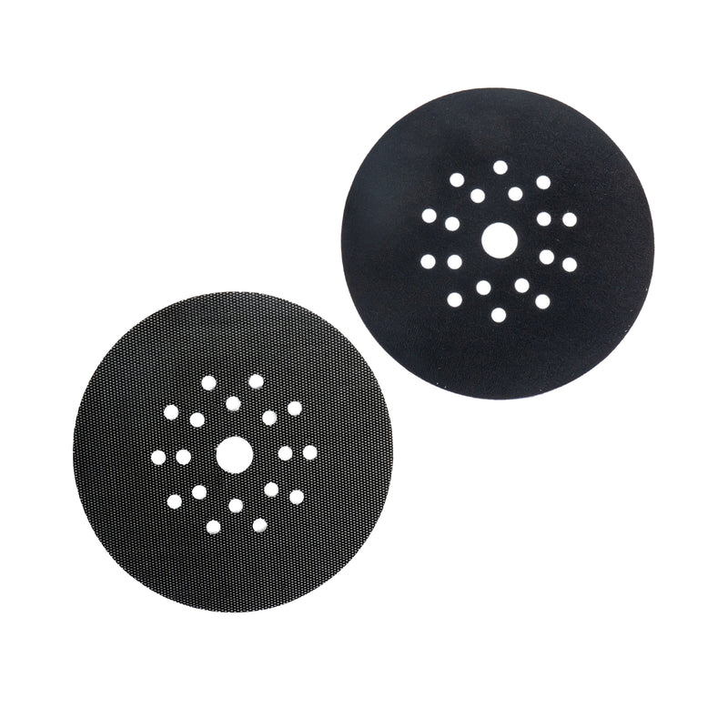 2 x Schleiftellerschoner Ø 215 mm für Exzenterschleifer / Trockenbauschleifer (Pad Saver, Zwischenscheibe)