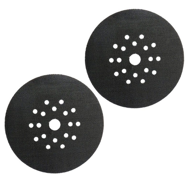 2 x Schleiftellerschoner Ø 215 mm für Exzenterschleifer / Trockenbauschleifer (Pad Saver, Zwischenscheibe)
