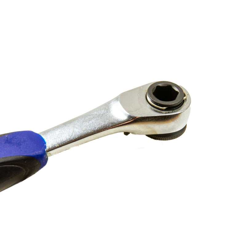 1/4" XS Mini Bit Ratsche umschaltbar kleine Bit Umschaltknarre 6,3 mm