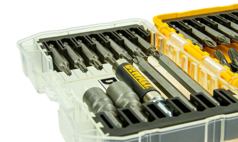 40-tlg. Bit-Set DT70702-QZ (PH / PZ / T Bits, Stecknüsse, Bithalter, High Performance, Tough Case)