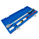 Drehmomentschlüssel Set 1/2" mit 40 - 200 Nm (für Radwechsel, KFZ, inkl. Steckschlüssel SW 17 - 19 - 21 mm, Torsionsstab 120 Nm)