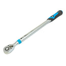 Drehmomentschlüssel Set 1/2" mit 40 - 200 Nm (für Radwechsel, KFZ, inkl. Steckschlüssel SW 17 - 19 - 21 mm, Torsionsstab 120 Nm)