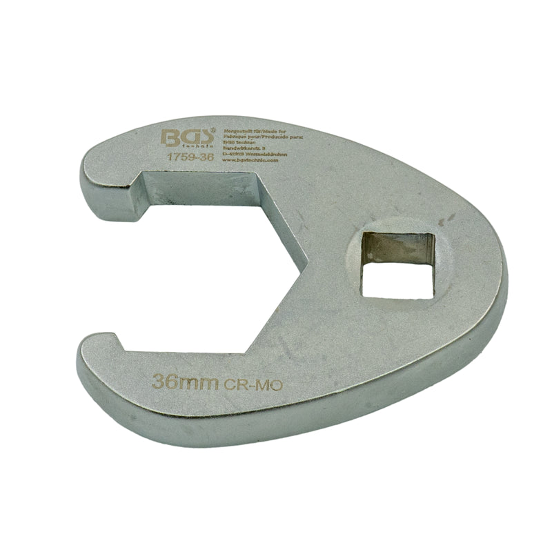 Hahnenfußschlüssel SW 10 - 50 mm, Antrieb 3/8" - 1/2" - 3/4"