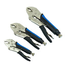 Karosserie-Gripzangen-Set 16-tlg. (Schweißerzangen, mit rutschfesten Griffen)