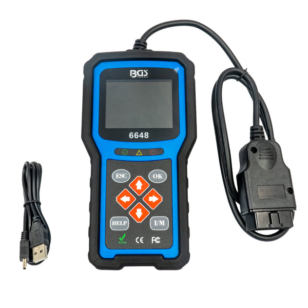 OBD 2 (EOBD) Fehlerdiagnosegerät (Auslesen und Löschen von OBD2-Fehlercodes, Fehlercodes im Klartext)