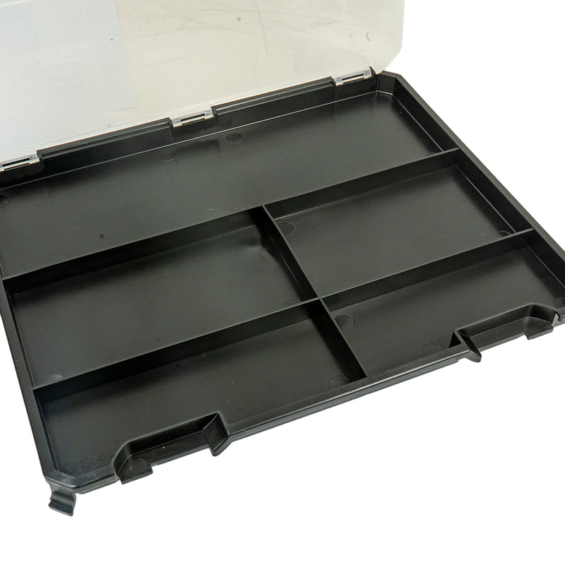Deckelbox für SystemBox Größe S / M (5 Fächer für z.B. Zubehör & Arbeitsmaterial, Einlage für Deckel)