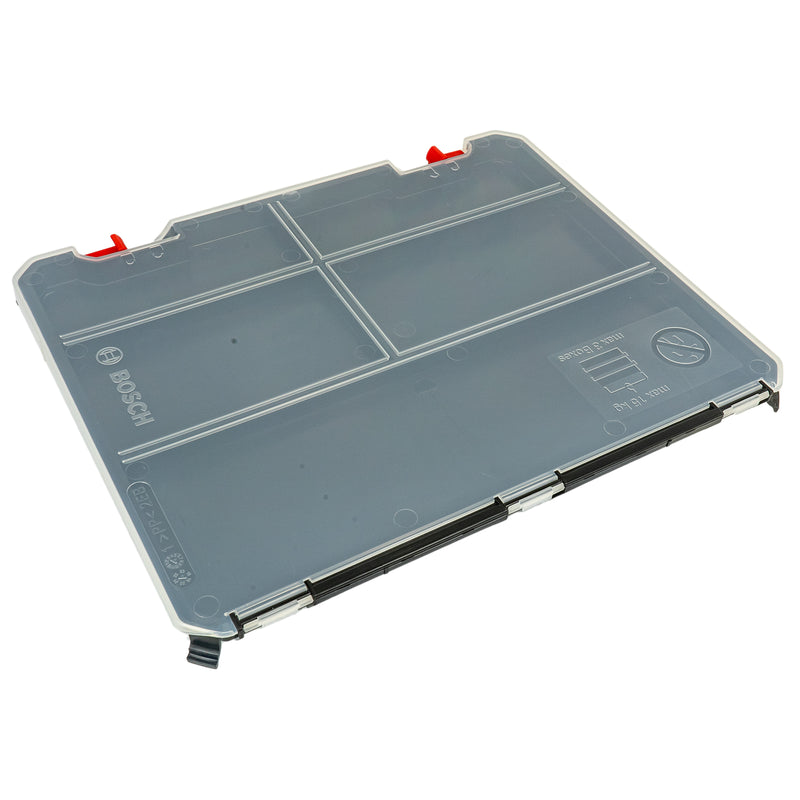 Deckelbox für SystemBox Größe S / M (5 Fächer für z.B. Zubehör & Arbeitsmaterial, Einlage für Deckel)