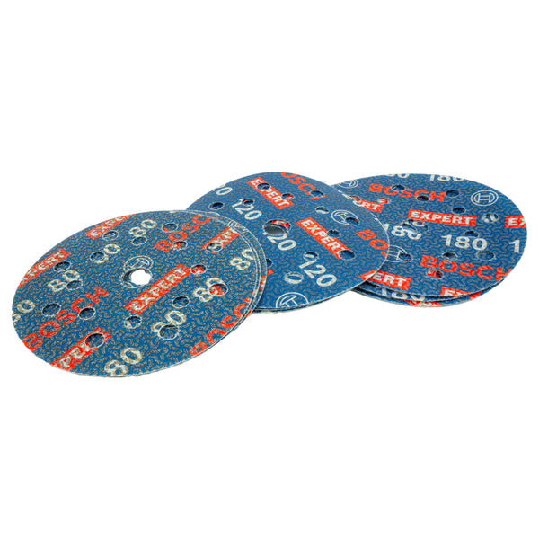 EXPERT O780 Folienschleifscheiben-Set Ø 125 mm (9-tlg., 3 x G80, 3 x G120, 3 x G180)