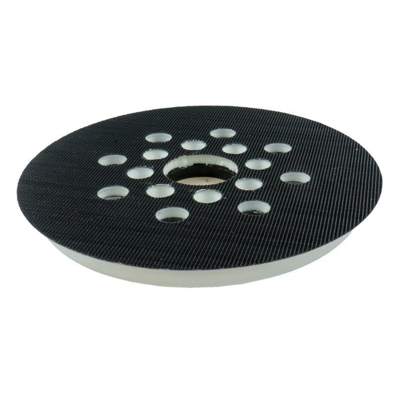 Klett-Schleifteller 125 mm für EasyOrbit 18V-10 / UniversalOrbit 18V-20 (Akku-Exzenterschleifer, Stützteller mit Kletthaftung)