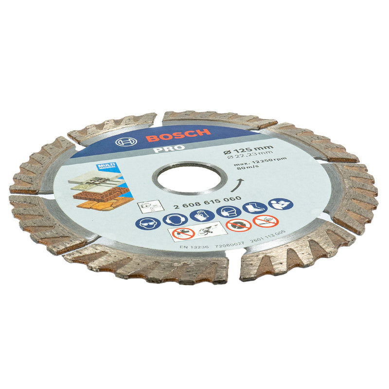 Diamant Trennscheibe DIA-TS 125 x 22,23 mm, Standard Universal