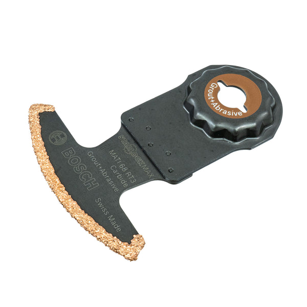 MATI 68 RT3 Segmentsägeblatt (Starlock Max, Carbide-RIFF, 68 x 30 mm, schnelles Ausfräsen von Fugenmörtel & abrasivem Material)