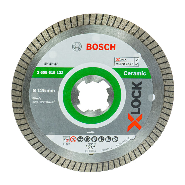 X-LOCK Diamanttrennscheibe Ø 125 mm (Best for Ceramic Extra Clean Turbo, für saubere Schnitte in Keramik)