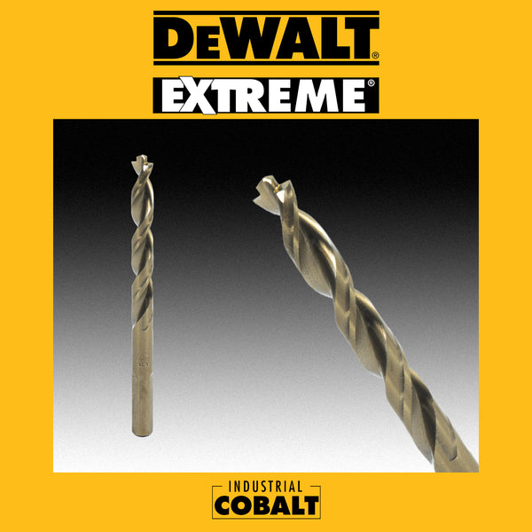 Metallbohrer Extreme HSS-Co für hochlegierte Stähle (wählbare Ø: 1.0 - 13.0 mm, Spiralbohrer für Metall)