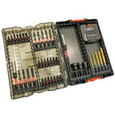 Bit & Bohrer Set 50-tlg. (Tough Case enthält: Flextorq Impact Bits, Metallbohrer, Bithalter & Steckschlüssel)