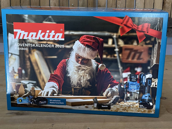 Adventskalender 2025 (Weihnachtskalender, Werkzeugkalender, mit exklusiven Makita Fanartikeln)