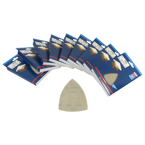 EXPERT M480 Schleifnetz 100 x 150 mm, P80 - P400 (10er Pack, für Hartholz & Farbe auf Holz)