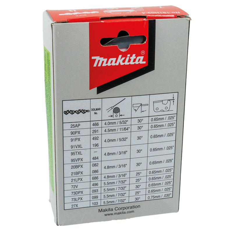 Sägekette 90PX 30 cm - 46 TG - 1,1 mm - 3/8" LP - für DUC307, DUC353, UC3041A, UC4041A & UC3541A