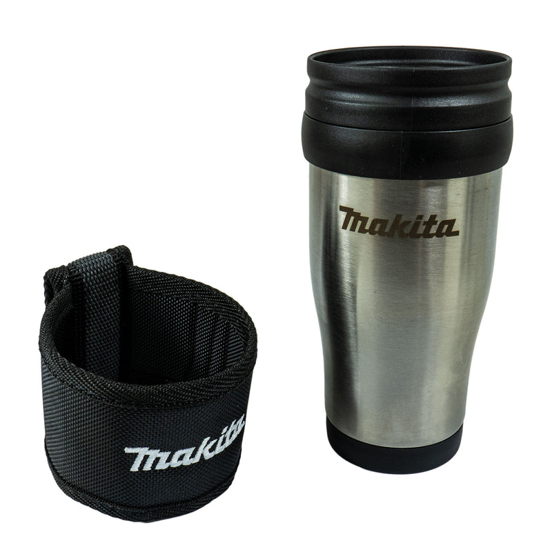 Thermobecher 400 ml mit Griff und Gürtelclip