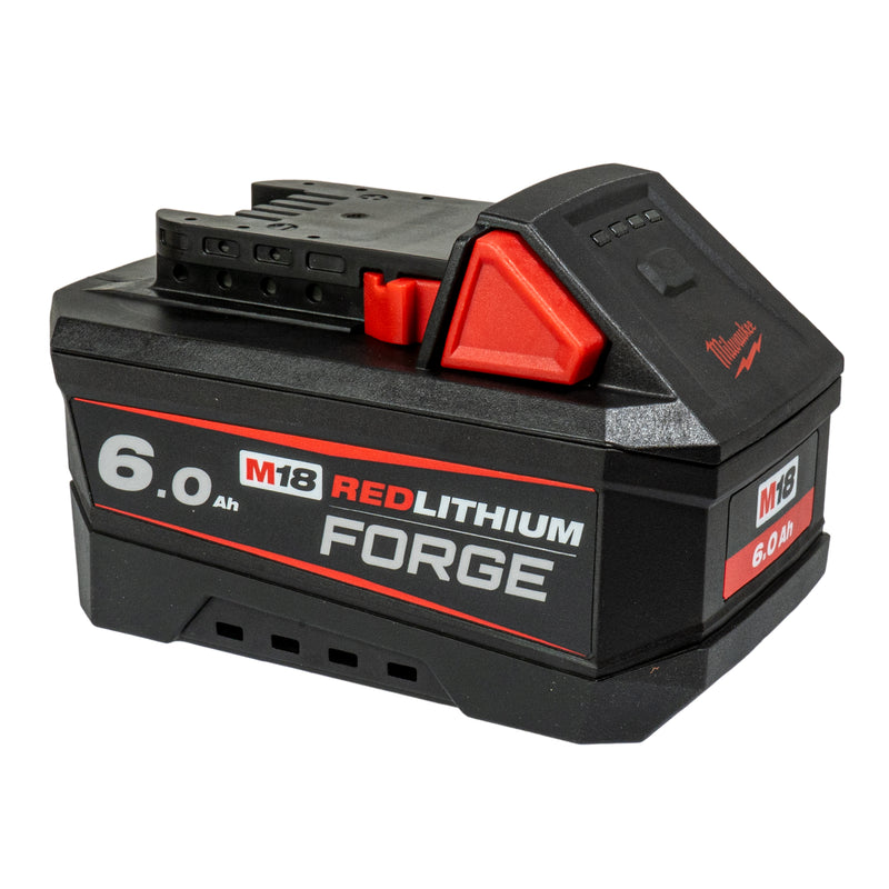 M18 FB6 FORGE Akku (18V / 6.0 Ah, Redlithium, Red Li-Ion, Pouch-Zellen, Ersatzbatterie, 6000 mAh)