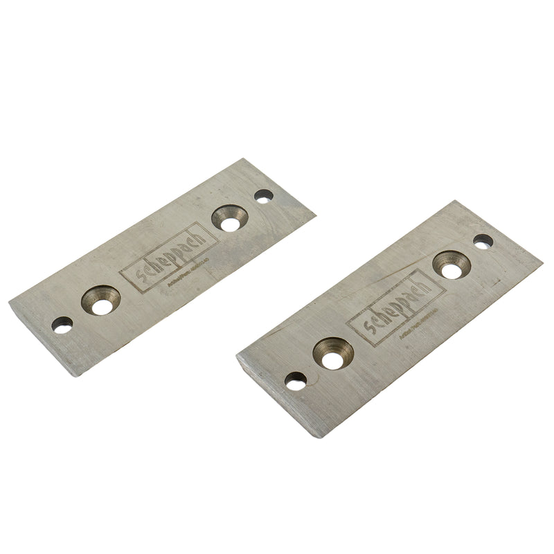 Wendemesser 100 x 40 x 4 mm (2 Stück) für Häcksler Biostar 3000 / 4000 / 636 & GWS 400