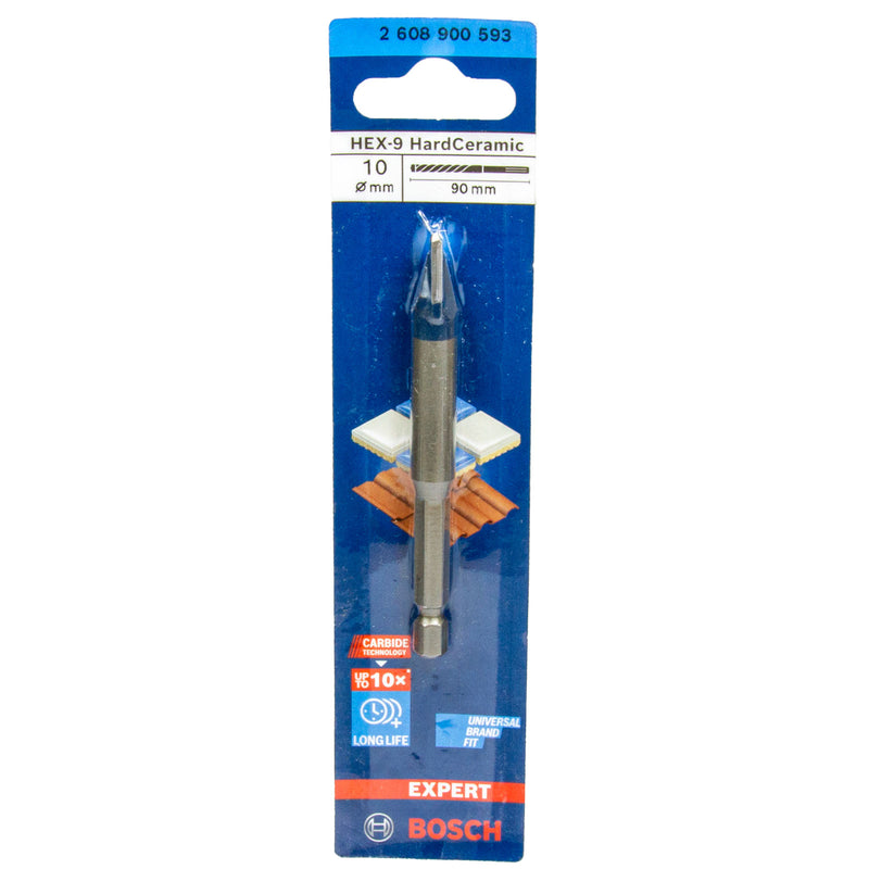 EXPERT HardCeramic HEX-9 Bohrer für weiche / harte Fliesen, Keramik & Dachziegel