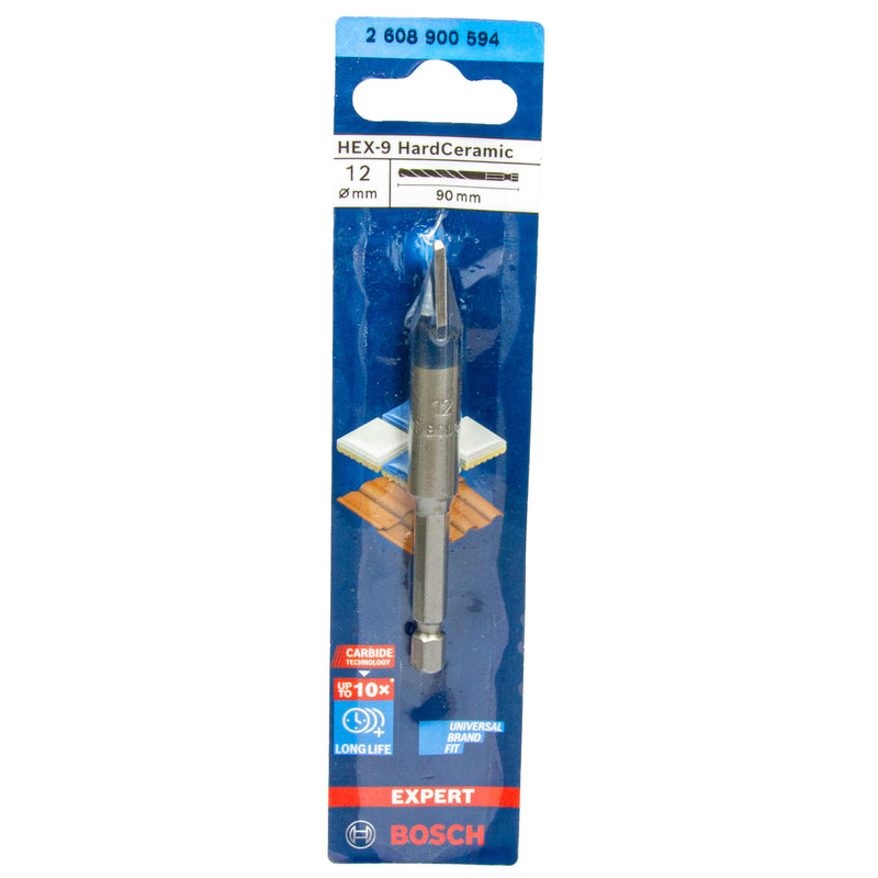 EXPERT HardCeramic HEX-9 Bohrer für weiche / harte Fliesen, Keramik & Dachziegel