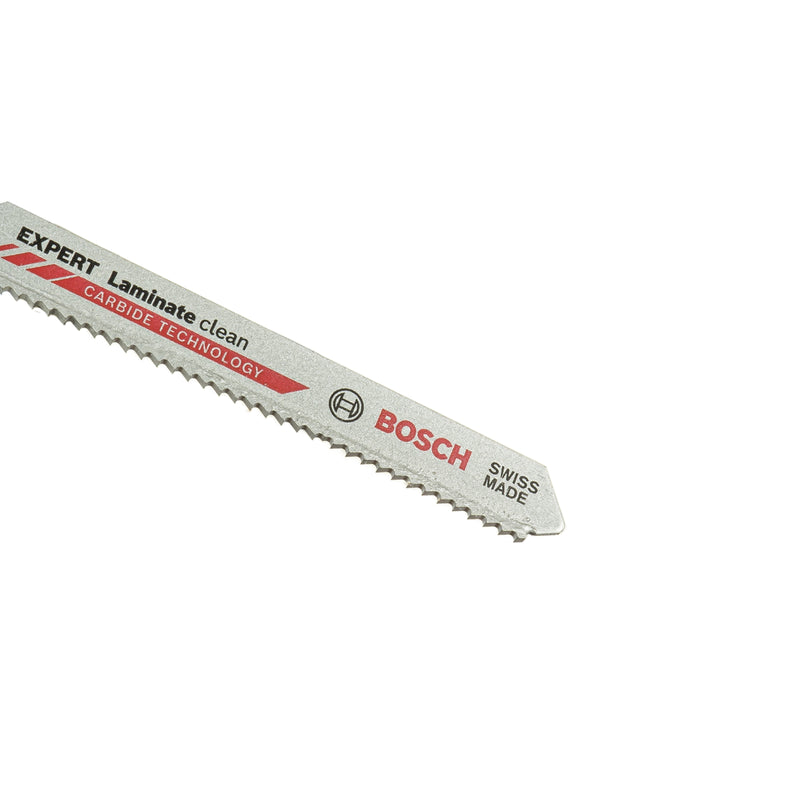 EXPERT Laminate Clean | T 128 BHM | 3 x Stichsägeblatt für saubere Schnitte in Laminat