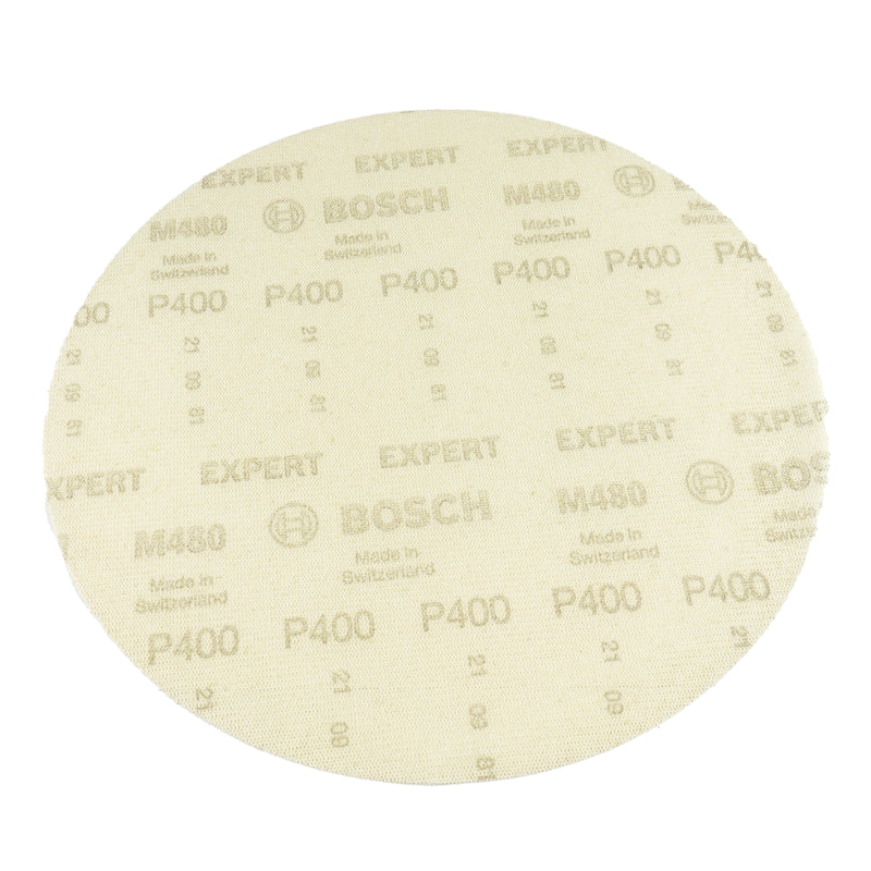 EXPERT M480 Schleifnetz Ø 225 mm für Trockenbauschleifer, P80 - P400 (25er Pack, für Gipskartonplatten, Holz, Plastik)