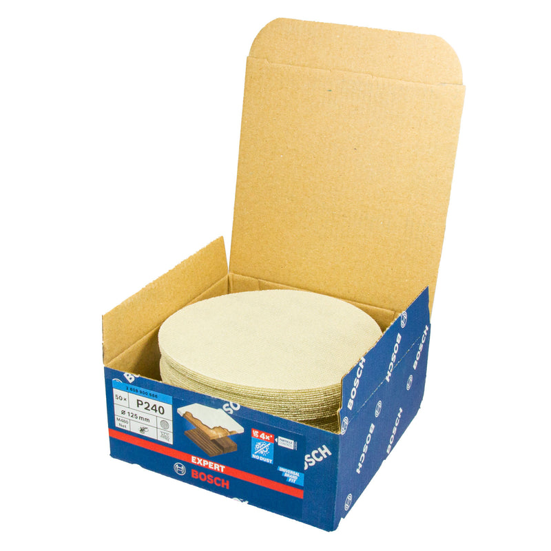 EXPERT Schleifnetz M480, Ø 125 mm, P80 - P400, 50er Pack, Holz & Farbe