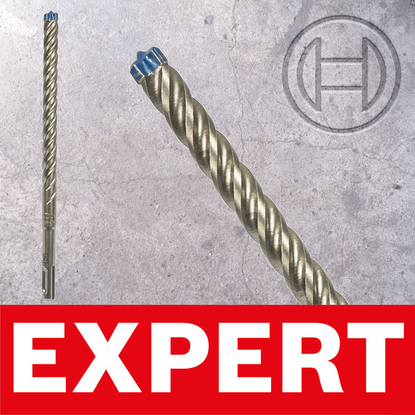 EXPERT SDS plus-7X Hammerbohrer (Ø 3.5 - 30.0 mm wählbar, Ideal zum Bohren in Stahlbeton, armierter Beton, Stein)