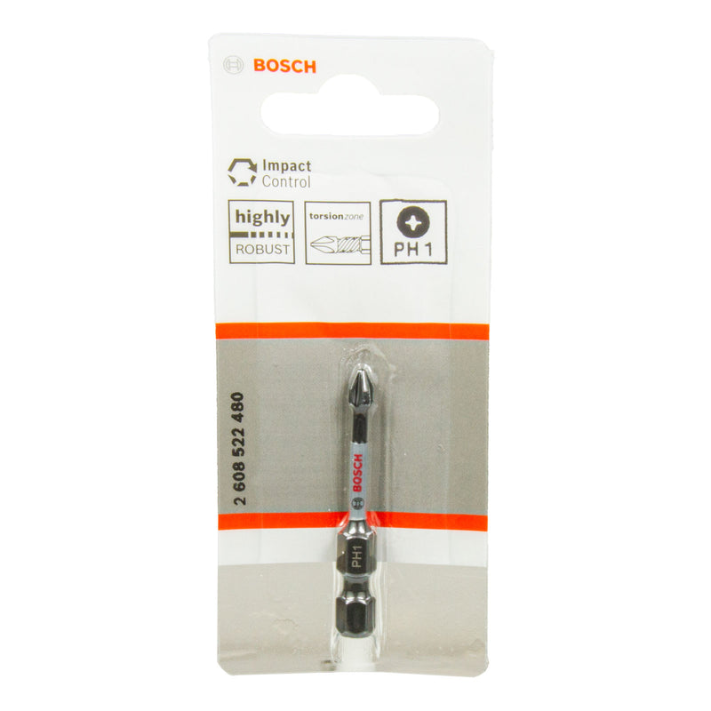 Impact Control Bit, wählbar PH | PZ | TX, Länge 25 / 50 mm, Optimiert für Schlagschrauber