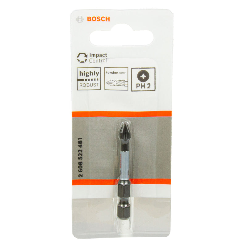 Impact Control Bit, wählbar PH | PZ | TX, Länge 25 / 50 mm, Optimiert für Schlagschrauber