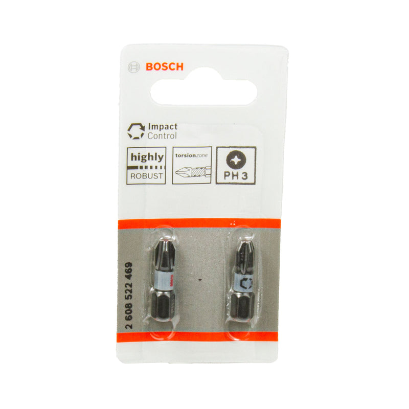 Impact Control Bit, wählbar PH | PZ | TX, Länge 25 / 50 mm, Optimiert für Schlagschrauber