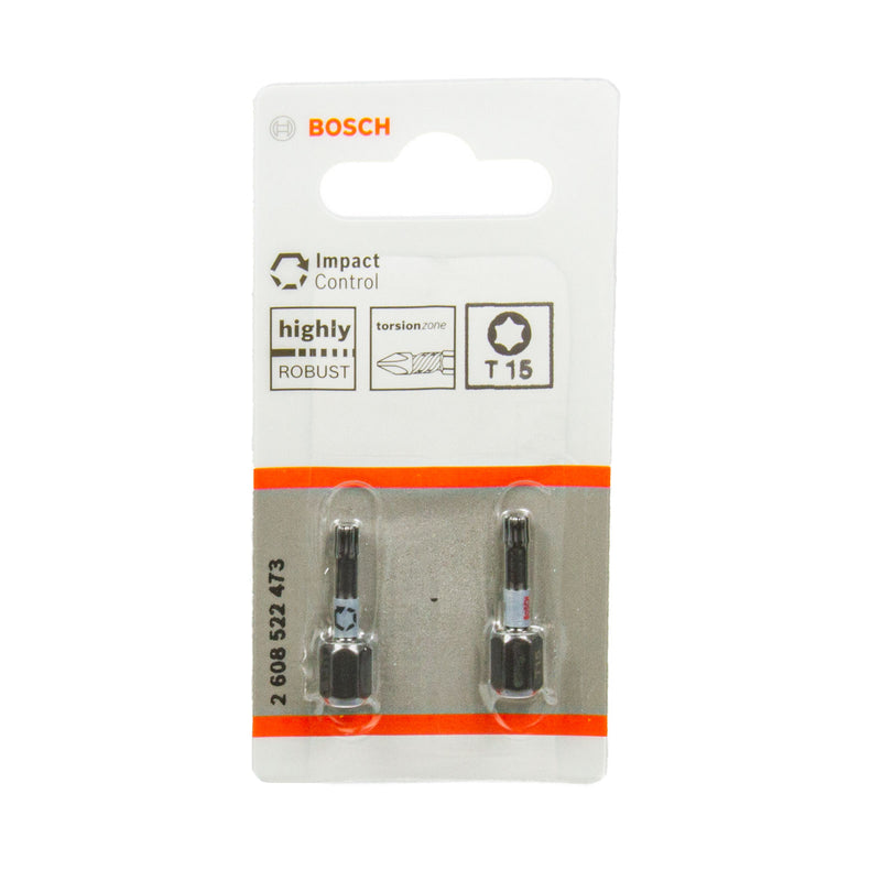 Impact Control Bit, wählbar PH | PZ | TX, Länge 25 / 50 mm, Optimiert für Schlagschrauber