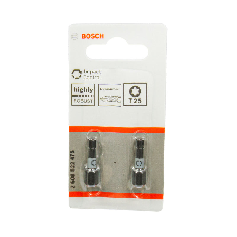 Impact Control Bit, wählbar PH | PZ | TX, Länge 25 / 50 mm, Optimiert für Schlagschrauber