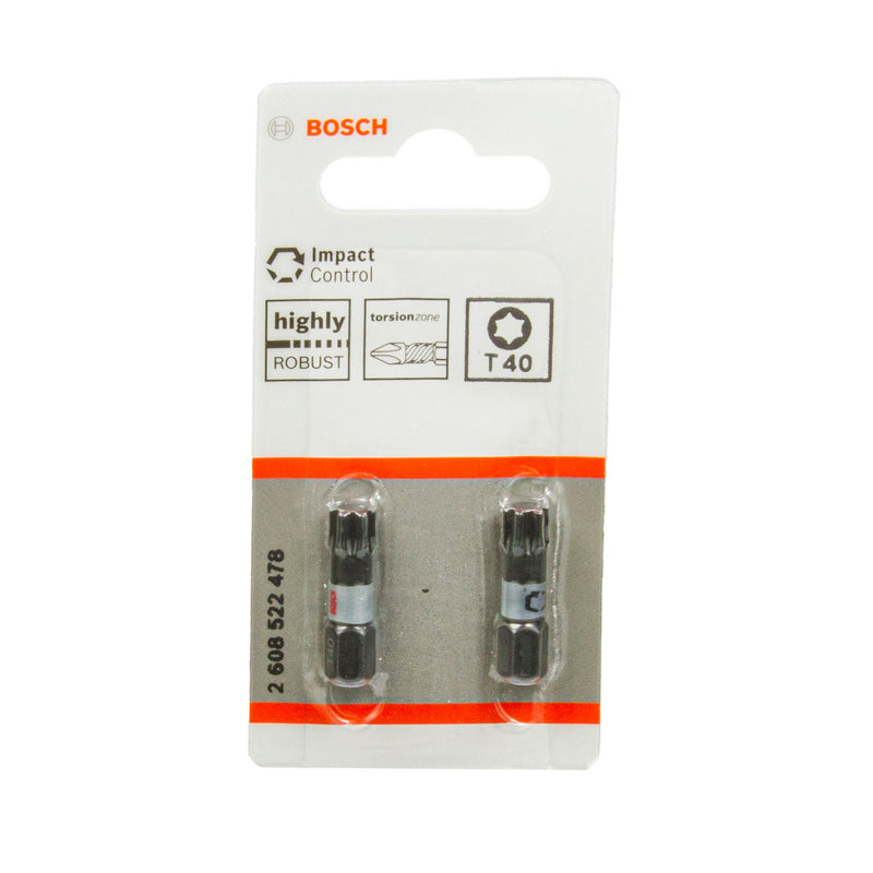 Impact Control Bit, wählbar PH | PZ | TX, Länge 25 / 50 mm, Optimiert für Schlagschrauber