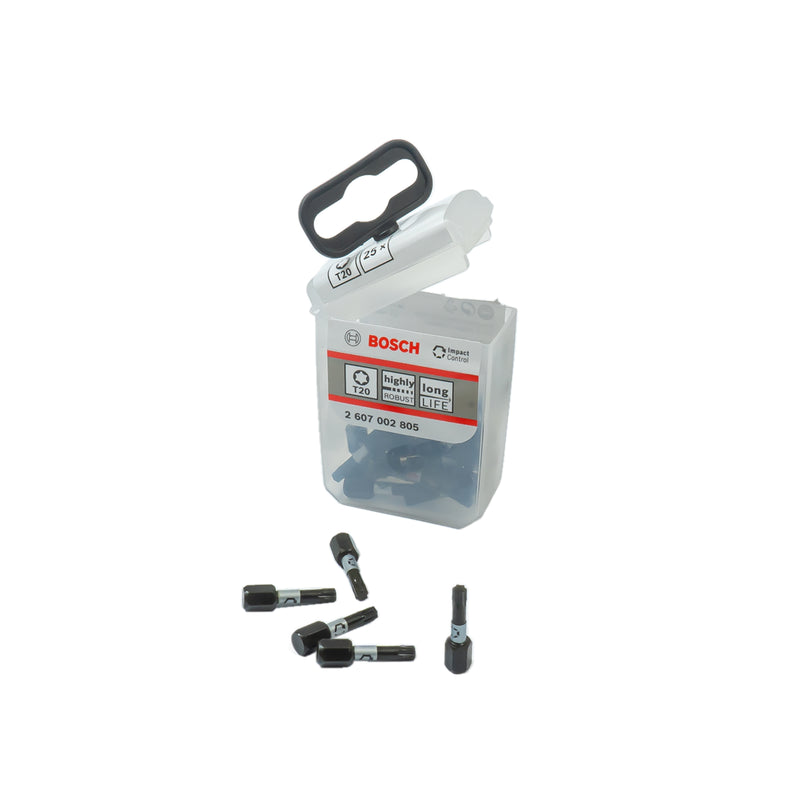 25 x Impact Control Schrauberbit T / PH / PZ (Bits mit 1/4"-Sechskantaufnahme, Optimiert für Schlagschrauber)