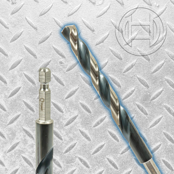 HSS Impact Control Spiralbohrer mit Sechskantschaft, Wählbare Ø 2.0 - 12.0 mm (für Metall)