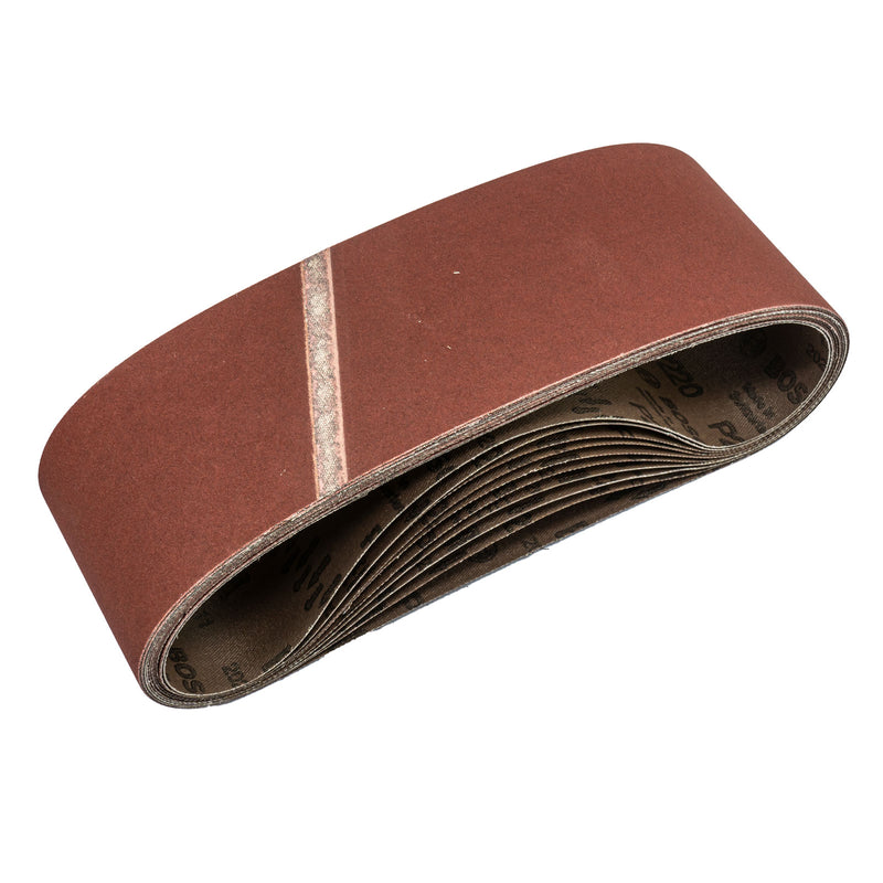 Schleifband X440, 75 x 533 mm, Körnung wählbar: P40 - P220, Holz & Farbe, 10er Pack