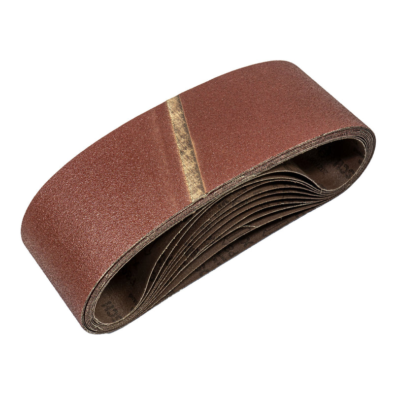 Schleifband X440, 75 x 533 mm, Körnung wählbar: P40 - P220, Holz & Farbe, 10er Pack