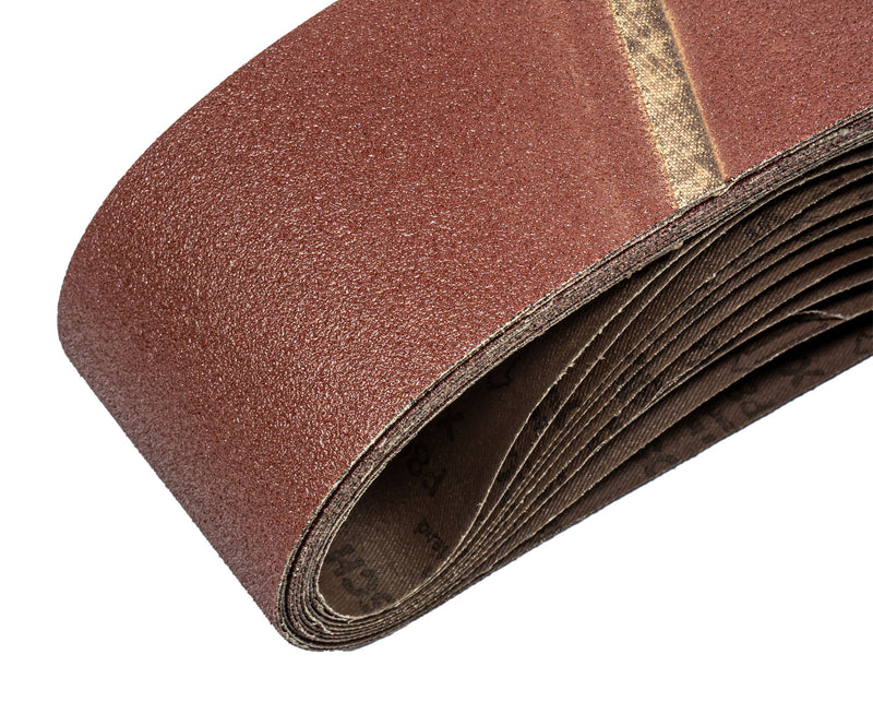 Schleifband X440, 75 x 533 mm, Körnung wählbar: P40 - P220, Holz & Farbe, 10er Pack