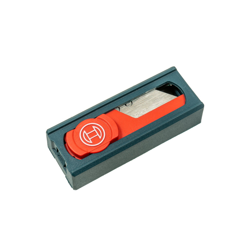 10 Ersatzklingen im Einhandspender (Trapezklingen für Messer)