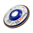 X-LOCK Fächerscheibe 125 mm, gerade, P40 - P120, Best for Metall, X571