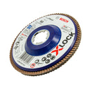 X-LOCK Fächerscheibe 125 mm, gerade, P40 - P120, Best for Metall, X571