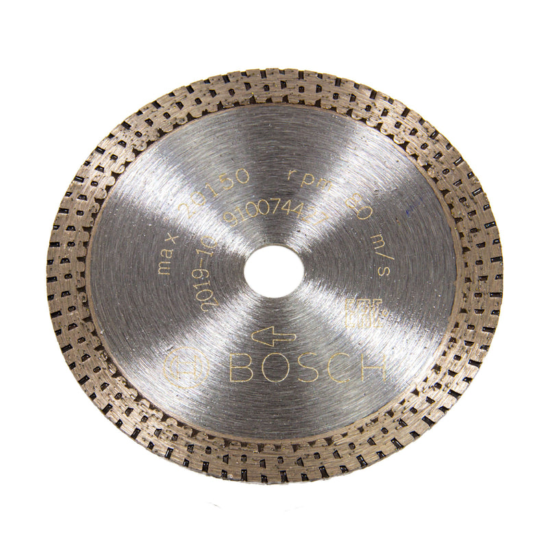76 mm Diamanttrennscheibe, Best for HardCeramic, Fliesen (Bohrungs-Ø 10 mm für kleine Winkelschleifer)