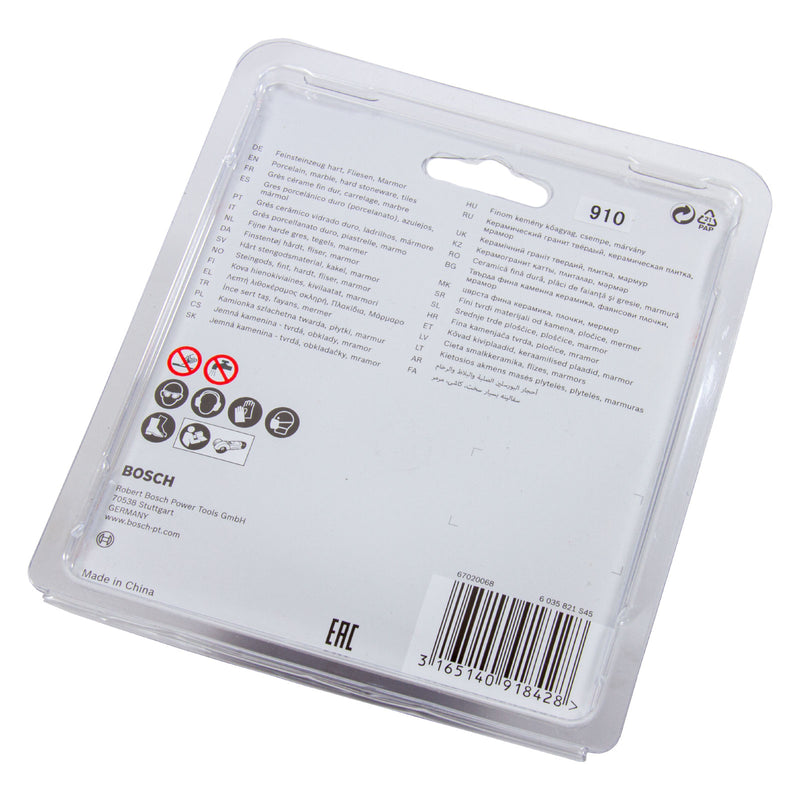 76 mm Diamanttrennscheibe, Best for HardCeramic, Fliesen (Bohrungs-Ø 10 mm für kleine Winkelschleifer)
