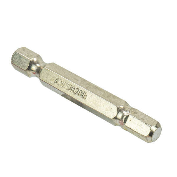 1/4" Bit Innensechskant 5,5 mm (Zaunbit, Länge: 50 mm, Hex, S2 Spezialstahl, vernickelt)