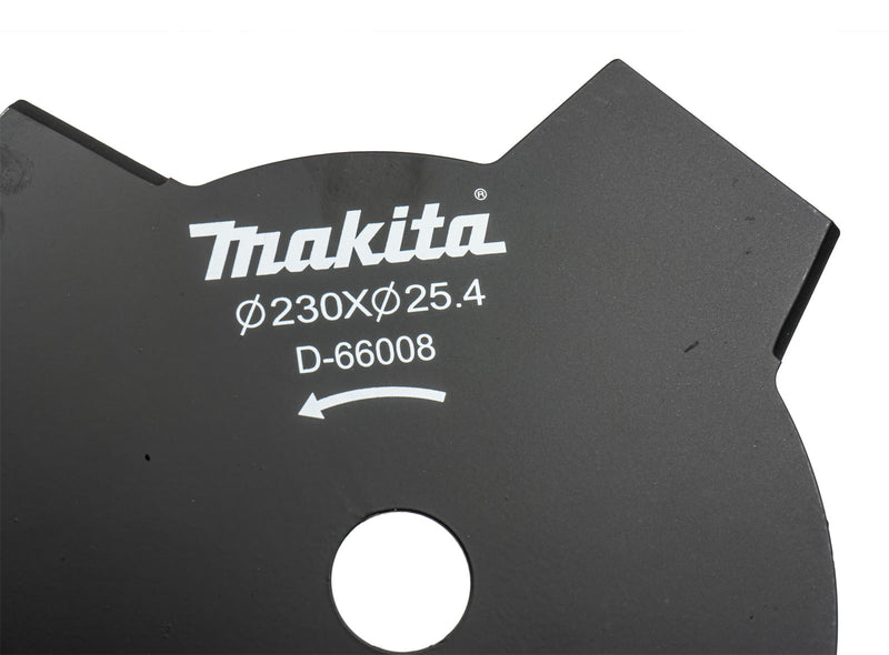 4-Zahn-Schlagmesser 230 x 25,4 mm für Akku-Motorsense