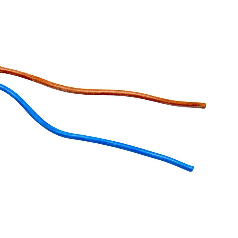 Anschlussleitung, 2,5 m Länge, H05RN-F, 2 x 1,0 mm² Netzkabel