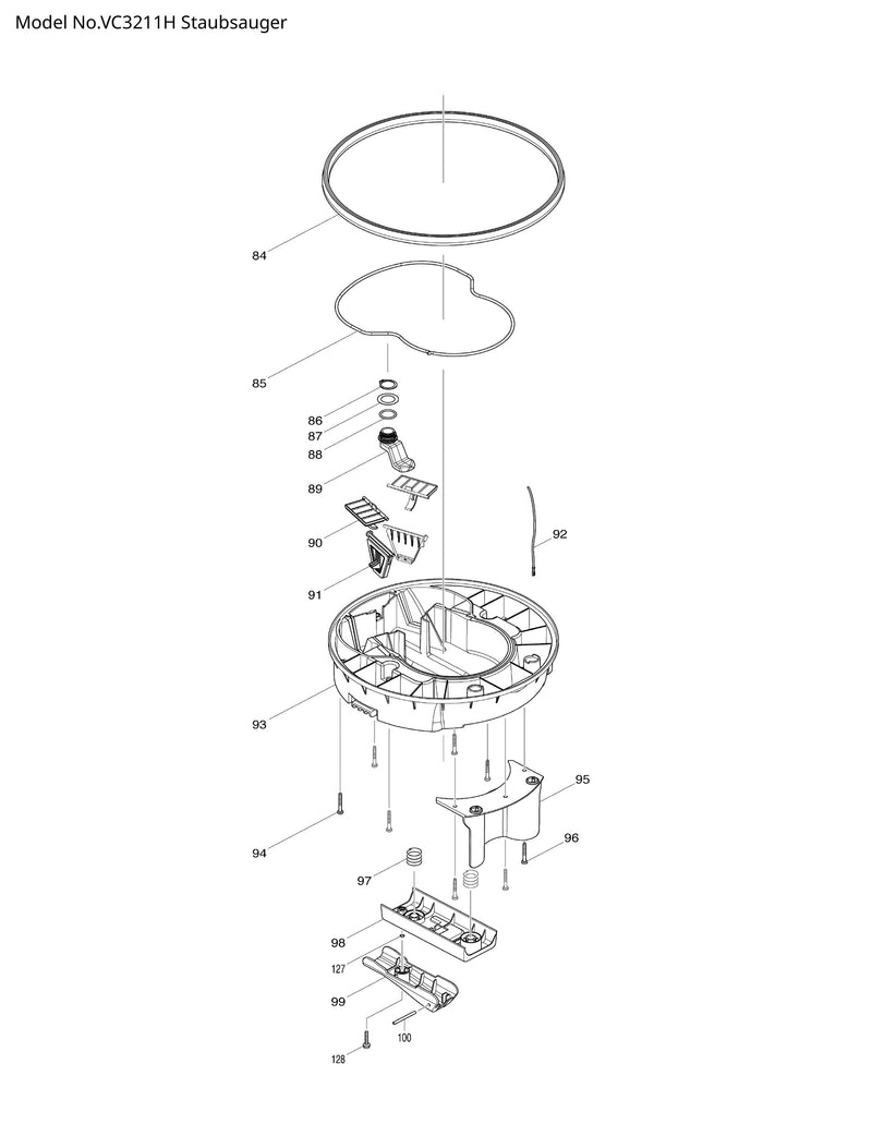 VC3211H Ersatzteile | Nass- & Trockensauger 230 V | Ersatzteilliste